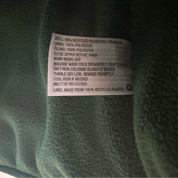 Men's Puffer Jungle Gym Vest - Goodfellow & Co Dark Moss Green M New With Tags 1 - Picture 6 of 6